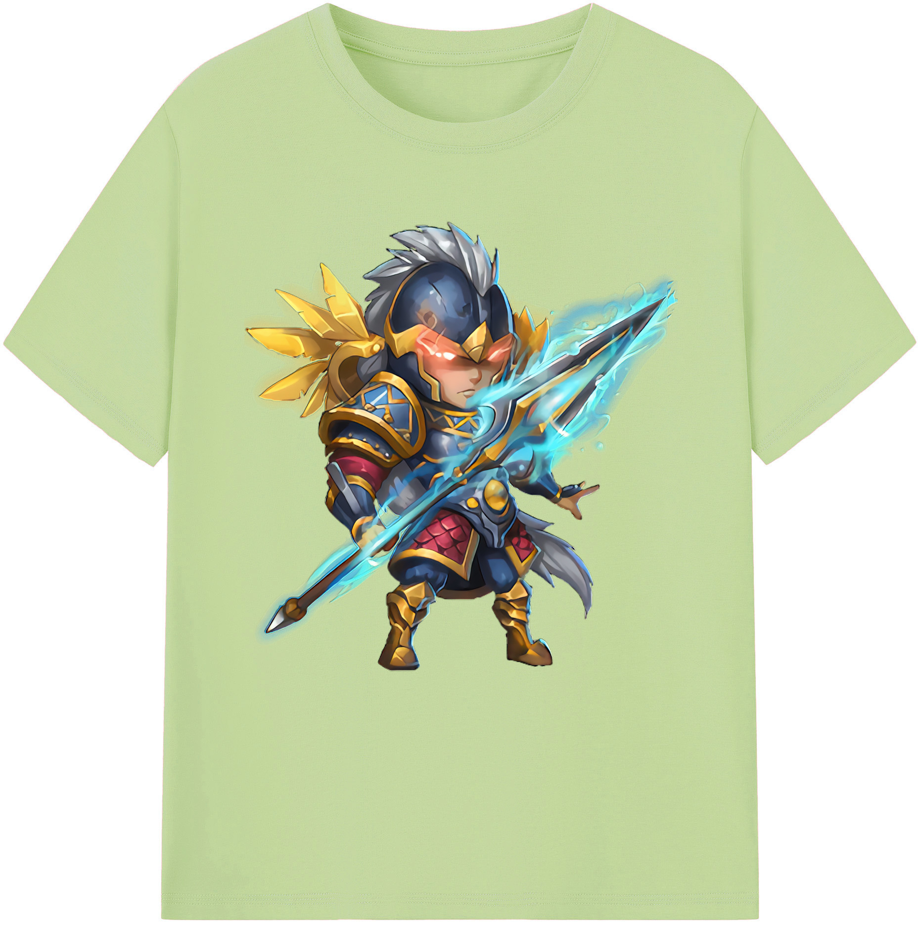 リーグ・オブ・レジェンド League of Legends LOL 綿100％半袖Tシャツ（フロントプリント）